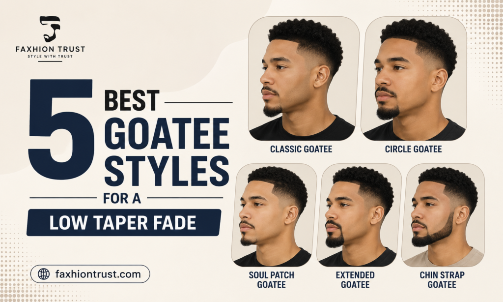 5 Best Goatee Styles for a Low Taper Fade