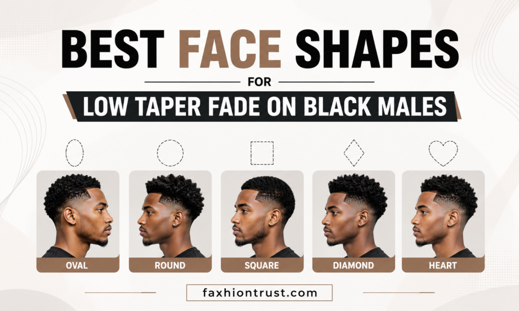Best Face Shapes for Low Taper Fade on Black Males