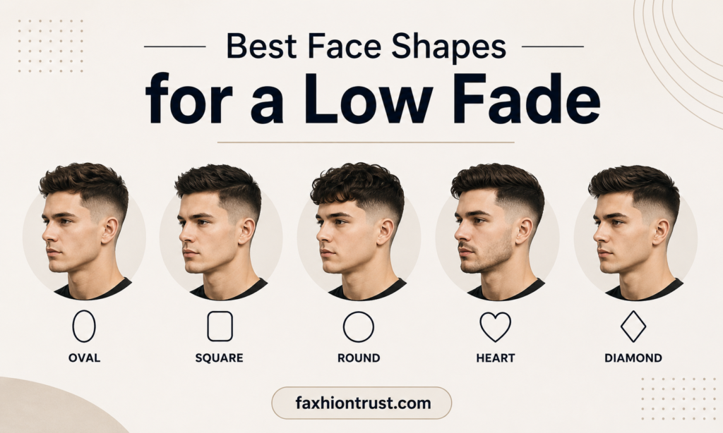 Best Face Shapes for a low fade haircuts for black men