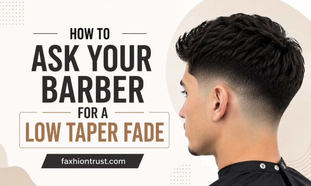 How to Ask Your Barber for a Low Taper Fade