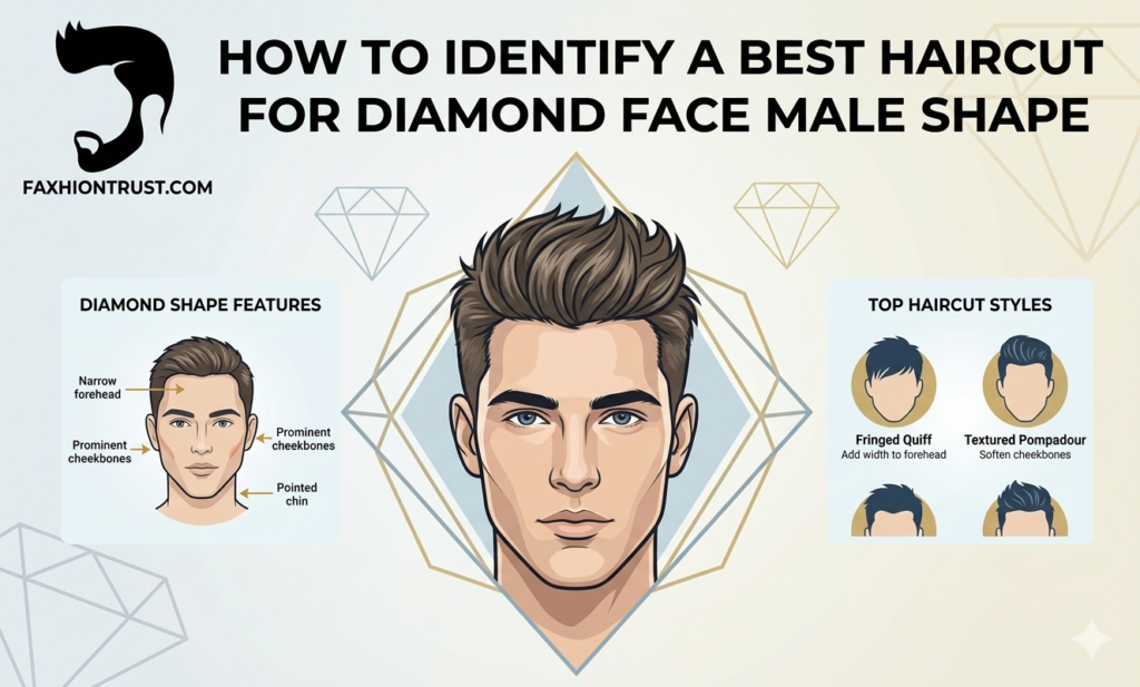 How to Identify a Best Haircut For Diamond Face Male Shape