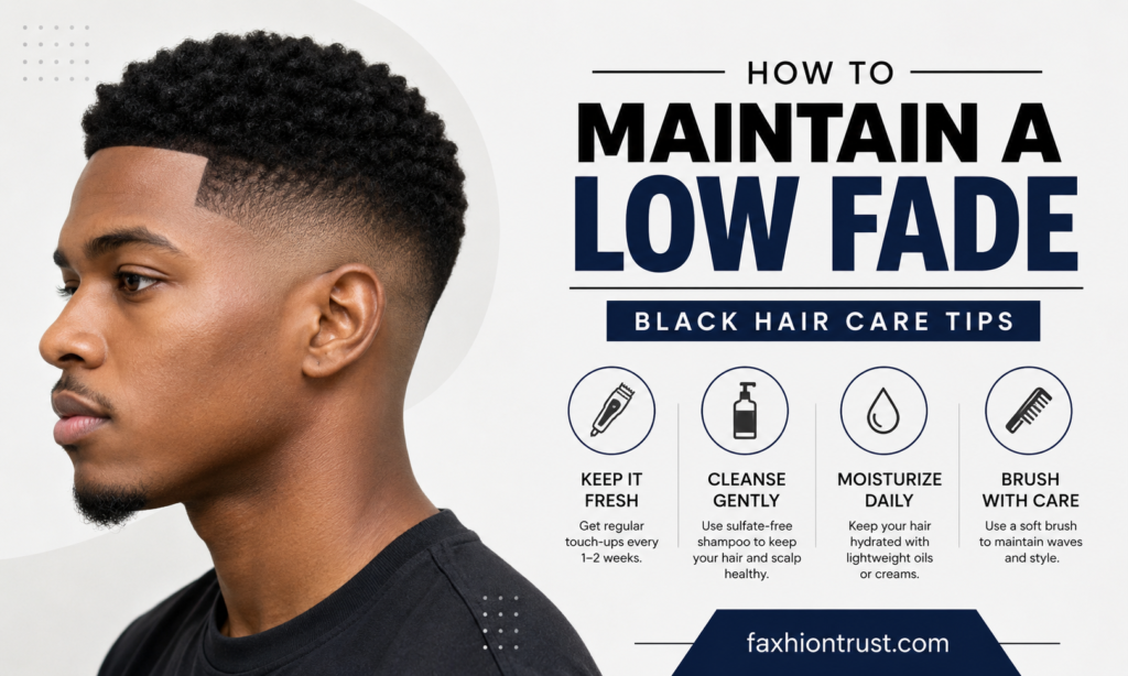 How to Maintain a Low Fade (Black Hair Care Tips)
