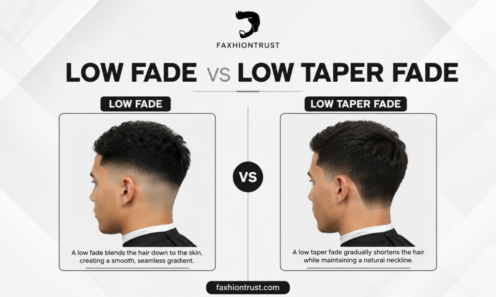 Low Fade vs Low Taper Fade