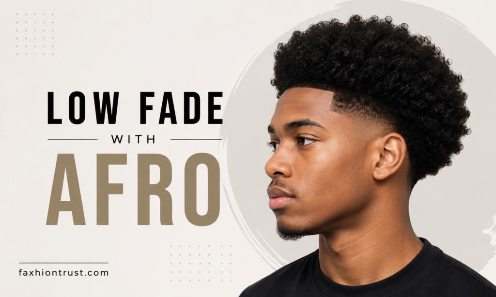 Low Fade with Afro