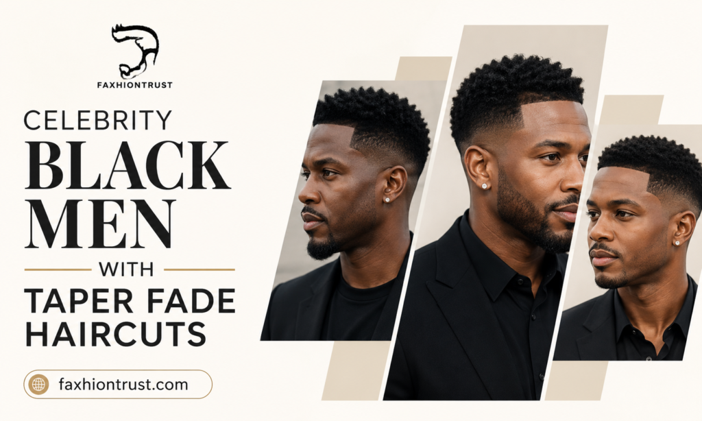 Celebrity Black Men with Taper Fade Haircuts
