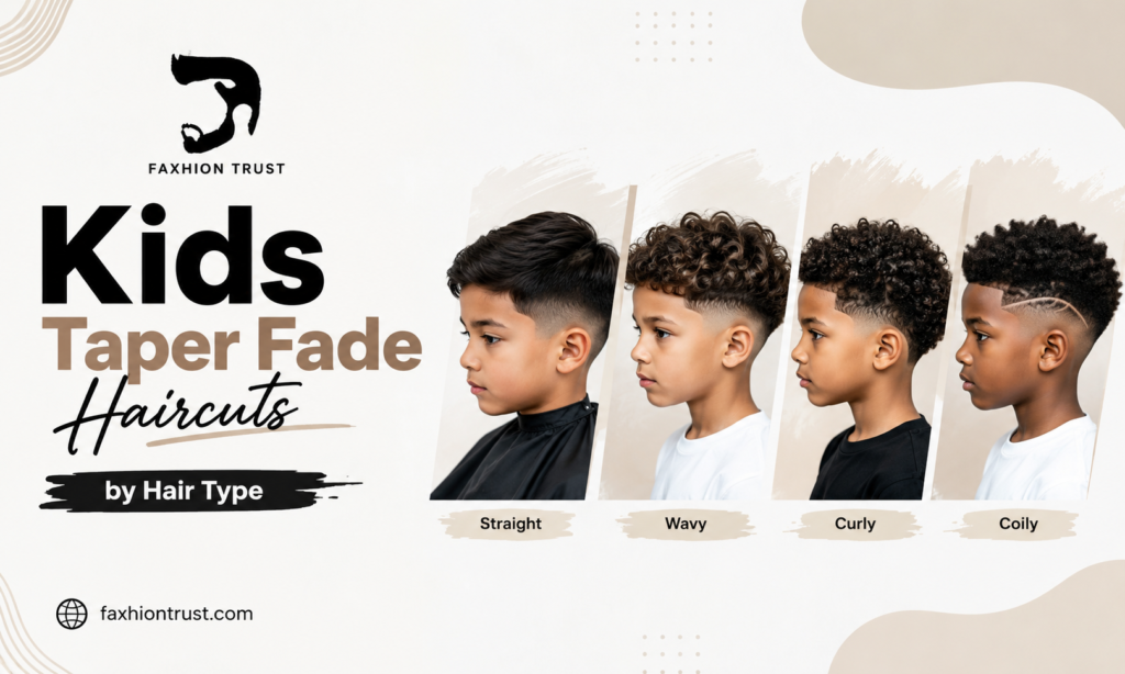 Kids Taper Fade Haircuts by Hair Type