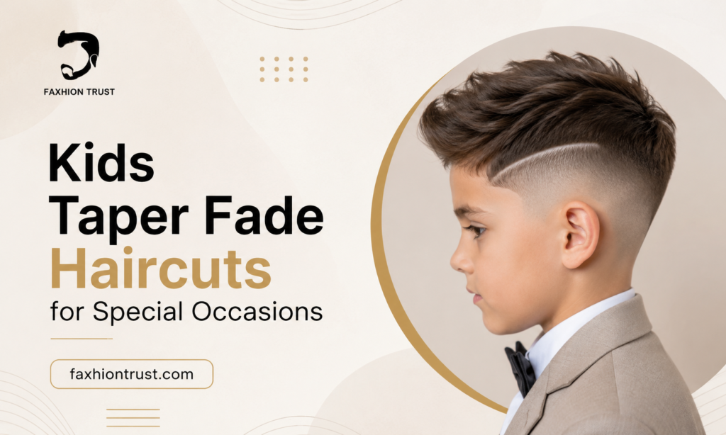 Kids Taper Fade Haircuts for Special Occasions