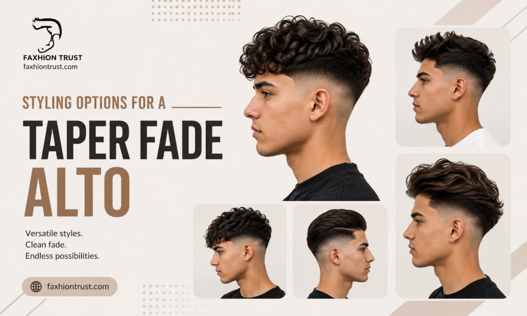 Styling Options for a Taper Fade Alto