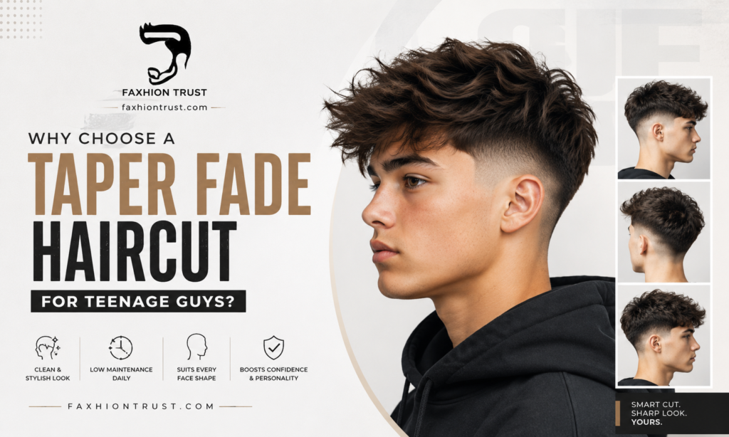 Why Choose a Taper Fade Haircut for Teenage Guys