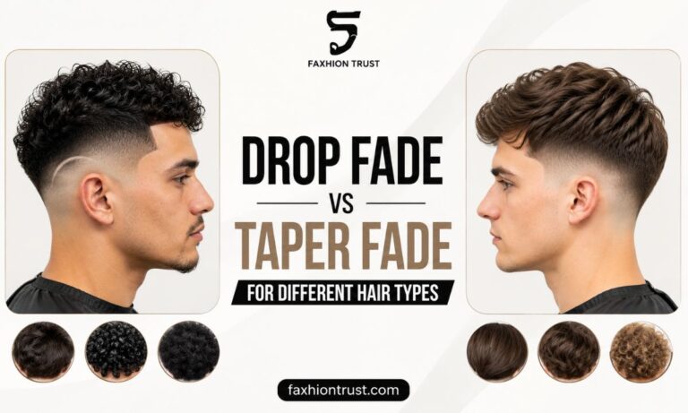 Drop Fade vs Taper Fade for Different Hair Types
