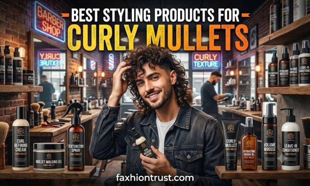 Best Styling Products for Curly Mullets