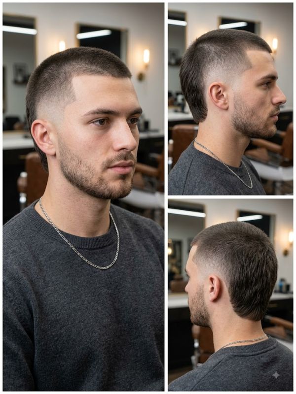 Buzz Mullet Fade