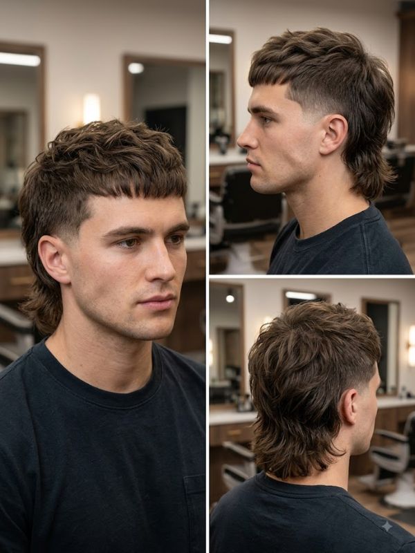 Buzz Mullet for Thick Hair