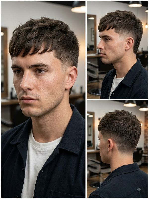Buzz Mullet with Fringe