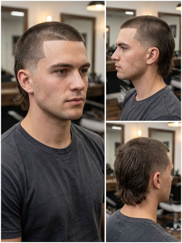 Buzz Mullet with Line Up
