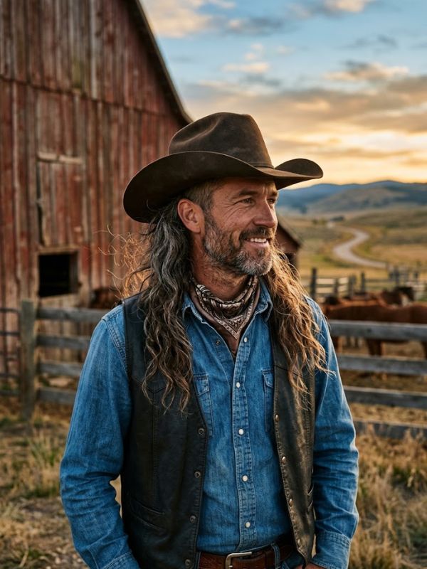 Classic Cowboy Mullet