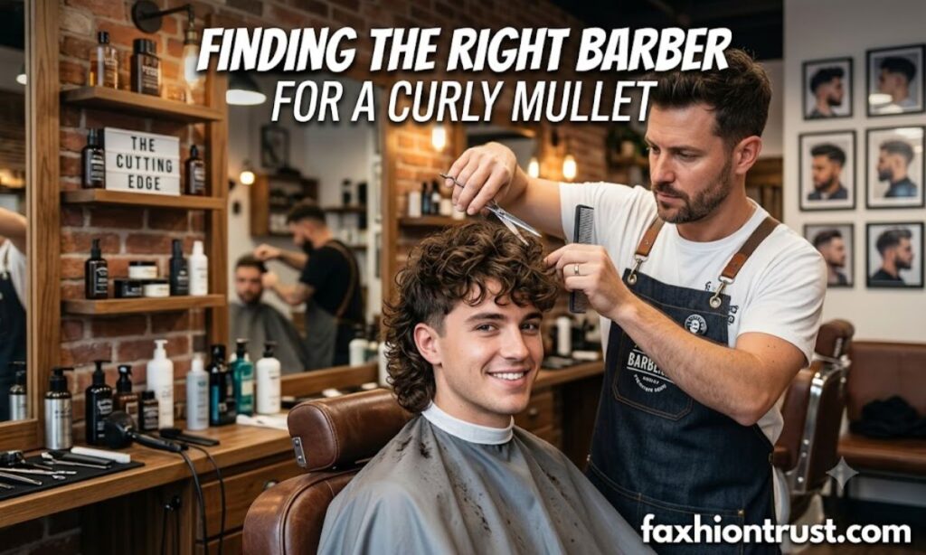 Finding the Right Barber for a Curly Mullet