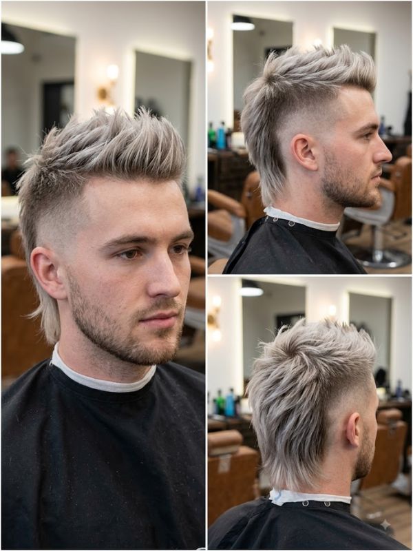 Ice Tone Mullet Mohawk