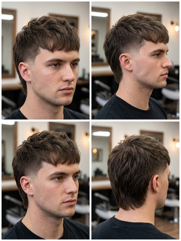 Low Taper Mullet Fade