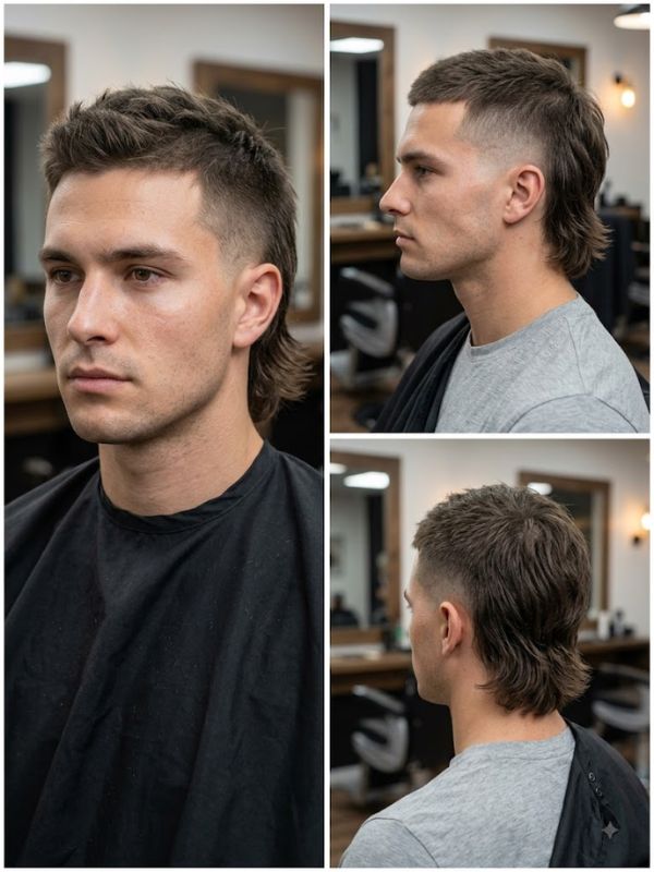 Modern Buzz Mullet