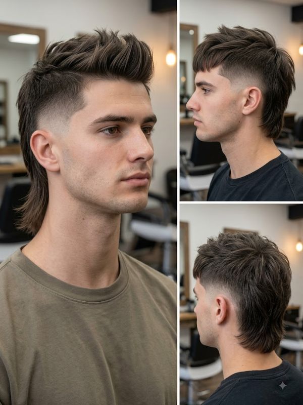 Shadow Blend Mullet Mohawk