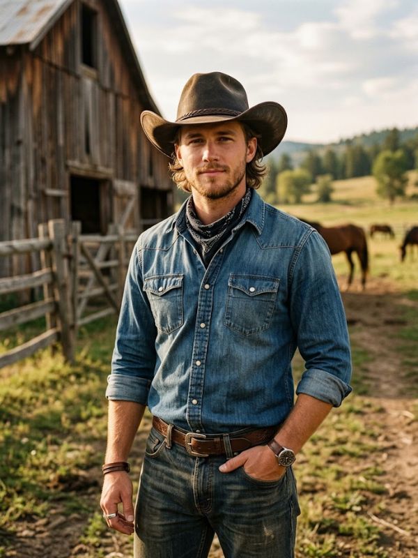 Short Cowboy Mullet
