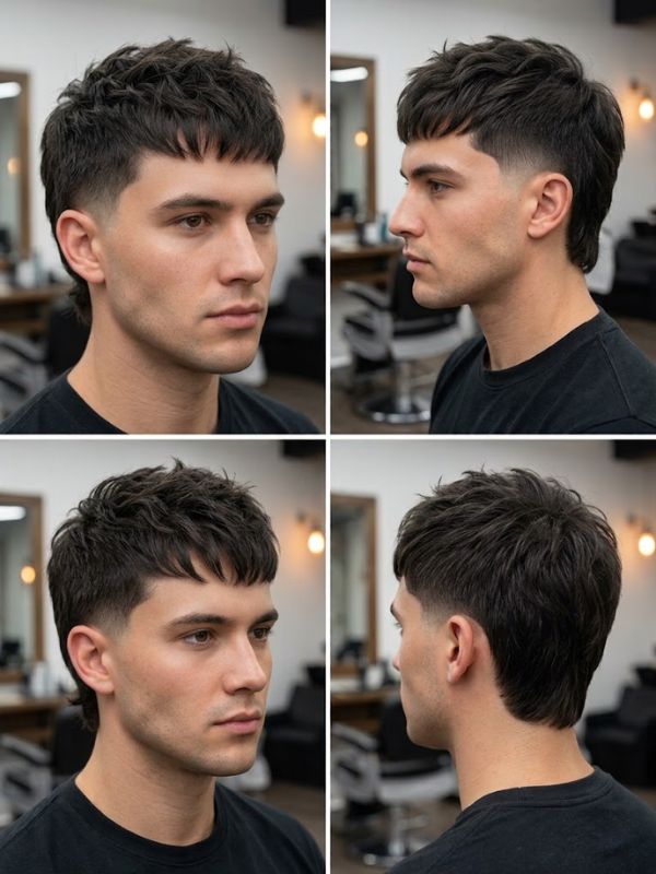 Short Low Taper Mullet