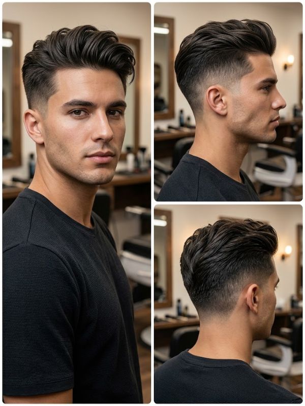 Short Sides with Long Hair on Top