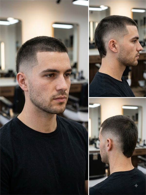 Short Tail Buzz Mullet