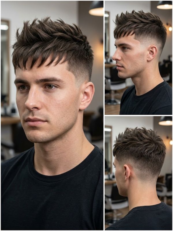 Spiked Front with Short Sides