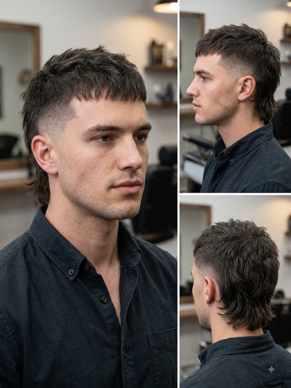 Textured Buzz Mullet