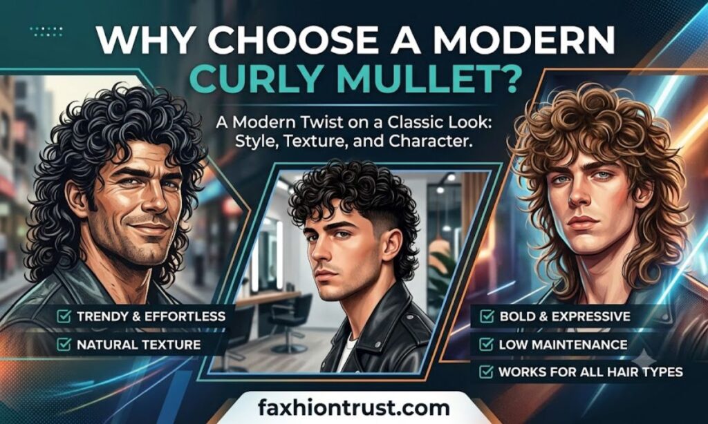 Why Choose a Modern Curly Mullet?